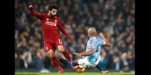 Football: Voici Ce Qu’a Dit Kompany Après Avoir Taclé Mohammed Salah [Video]