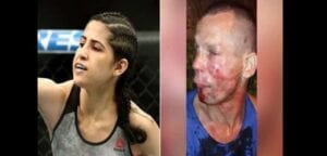 Il Tente De Voler Le Téléphone D’une Combattante Mma Et Reçoit La Bastonnade De Sa Vie (Photos)