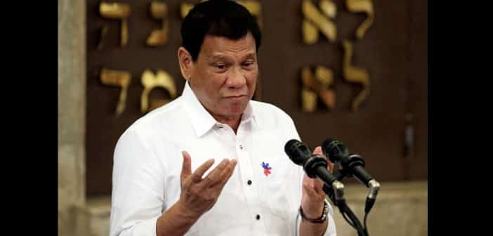 Philippines Le président révèle avoir agressé sexuellement une femme de ménage - Philippines : Le président révèle avoir agressé sexuellement une femme de ménage