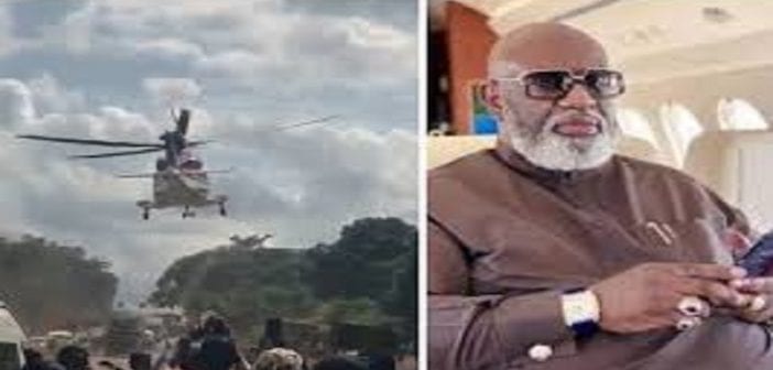 Nigeria, La Vraie Raison, Laquelle Un Milliardaire, A Été Transporté Par , Hélicoptère Révélée