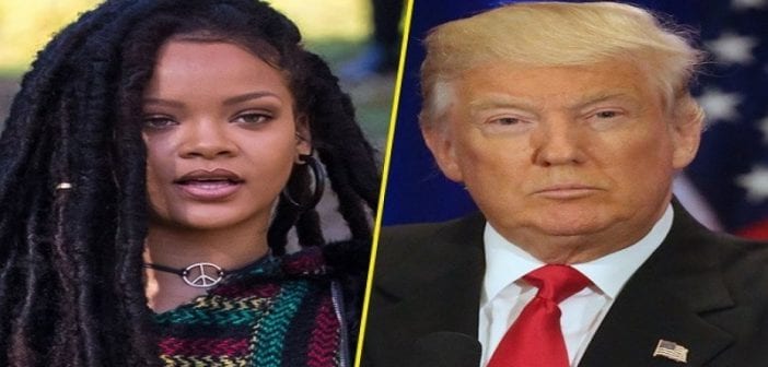 People : La chanteuse Rihanna en colère s’en prend à Donald Trump