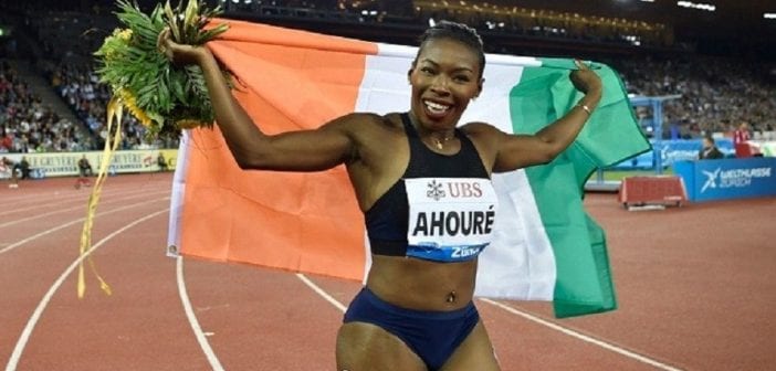 Côte D’ivoire ,murielle Ahouré ,championne Du Monde , 100 M , Boston Games