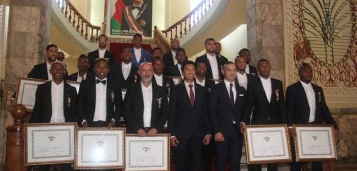 CAN 2019 : Les joueurs malgaches élevés au rang de chevaliers