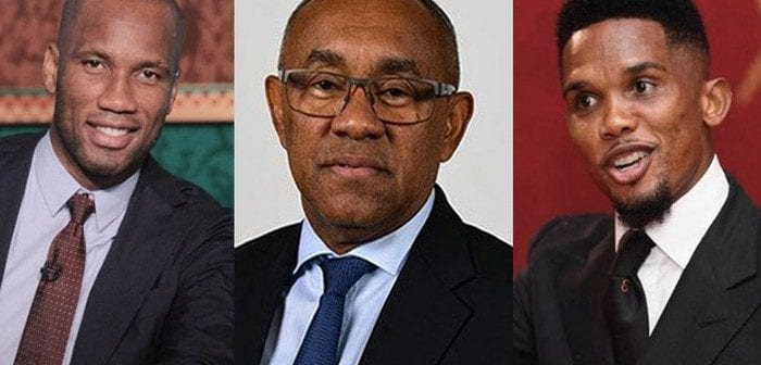 Football : Samuel Eto’o Et Didier Drogba Collaborateurs Officiels Du Président De La Caf