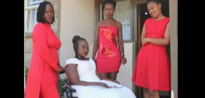 Kenya : Paralysée après un accident de voiture, elle décide se marier à elle-même (vidéo)
