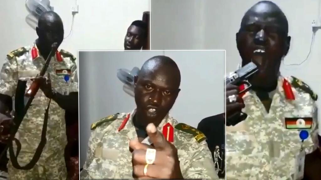 Un colonel sud-soudanais se tire trois fois dans la bouche et survit (Video)