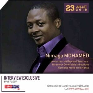 Le Producteur De L&Rsquo;Artiste Togolais Santrinos Raphaël Et Propriétaire Du Label Mansa Groupe Nimaga Mohamed Répond Aux Questions De Fleur