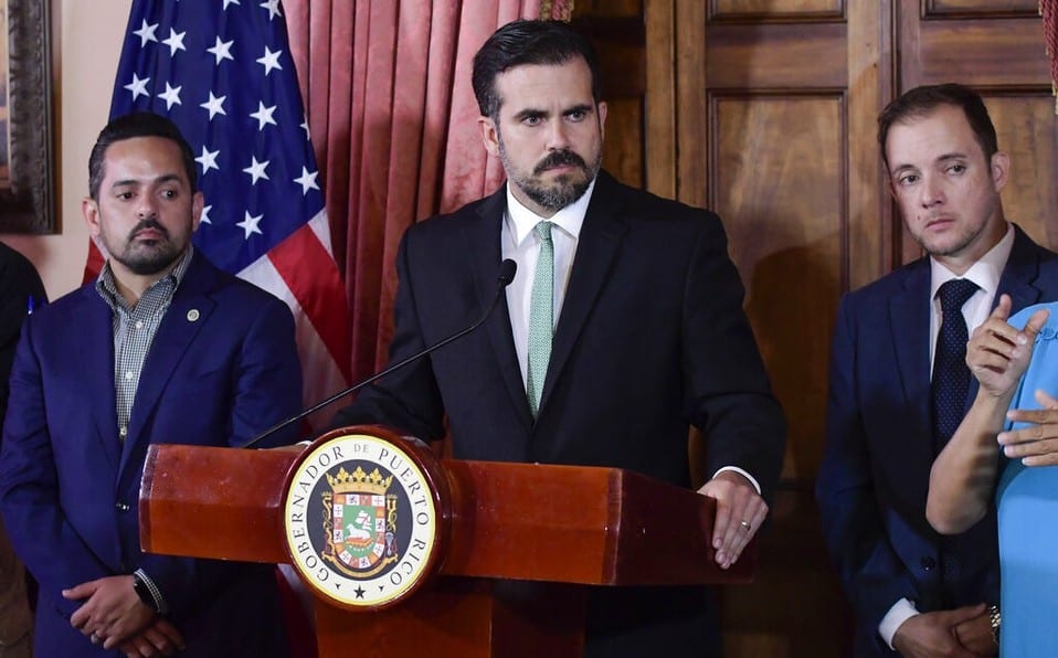Le Gouverneur De Porto Rico ,Ricardo Rossello Démissionne