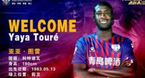 Le Footballeur Ivoirien Yaya Touré Signe En D2 Chinoise