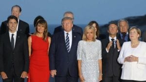 Sommet Du G7 2019: Melania Trump Sous Le Charme Du Premier Ministre Canadien Justin Trudeau?