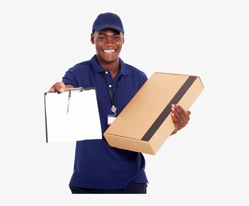 425 4251140 Delivery African American Delivery Man