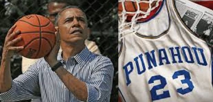 Barack Obama,Son Maillot De Basket ,Datant , Lycée Vendu,Prix Fou