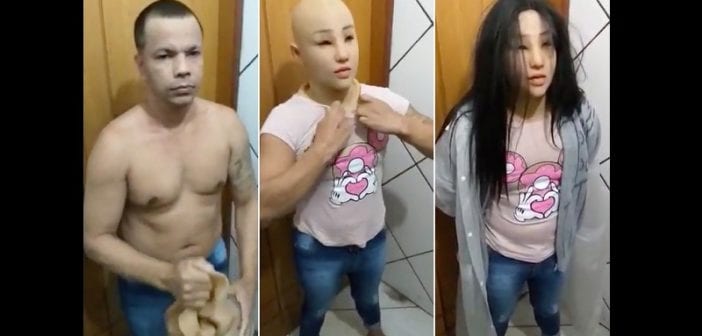 Brésil , Un Chef De Gang, Déguise , Fille ,Évader De Prison ,Photos