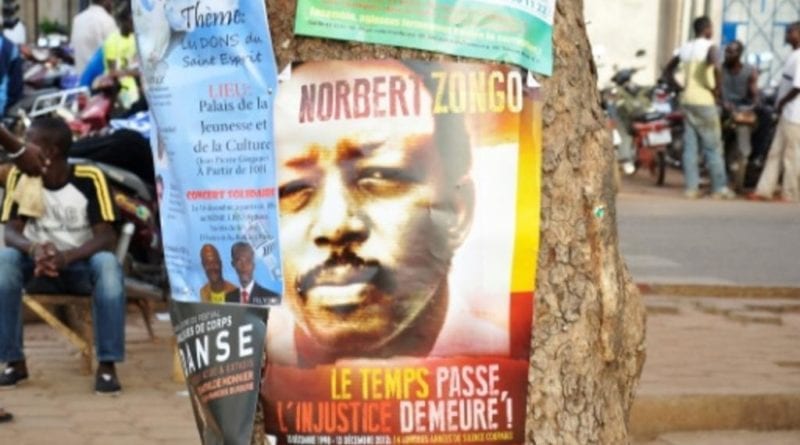 Burkina,Assassinat , Journaliste ,Norbert Zongo , Mémoires