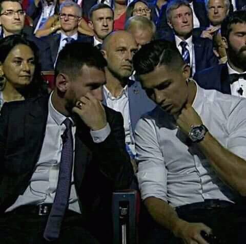 FB IMG 15670980168196459 - Lionel Messi et Cristiano Ronaldo très complices lors de la remise des prix UEFA à Monaco