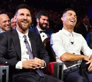 Lionel Messi Et Cristiano Ronaldo Très Complices Lors De La Remise Des Prix Uefa À Monaco