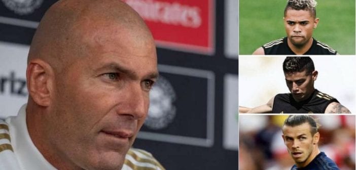 Réal Madrid,Zidane, Envoie Un Message Clair, Bale, James Rodriguez, Mariano Diaz