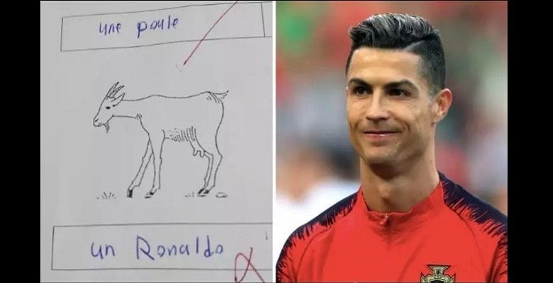 Un anglophone échoue à son examen de français après avoir nommé Ronaldo comme étant la chèvre