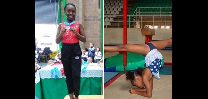 Une Nigériane De 8 Ans Remporte La Médaille D’or Au Championnat D’afrique De Gymnastique