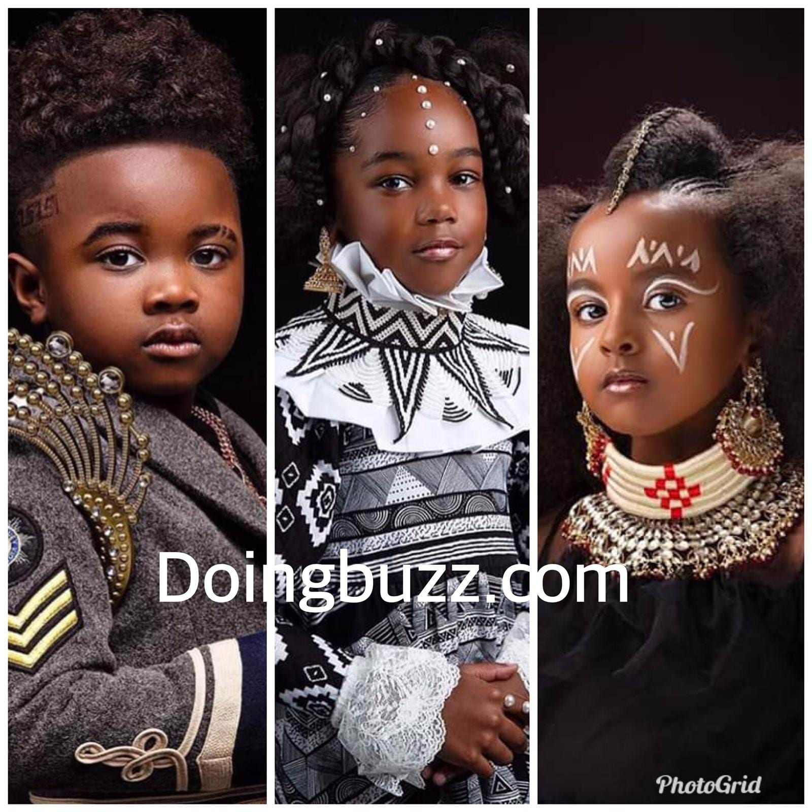 Vingt (20) Photos D&Rsquo;Enfants Africains Mannequins Qui Crèvent L&Rsquo;Écran