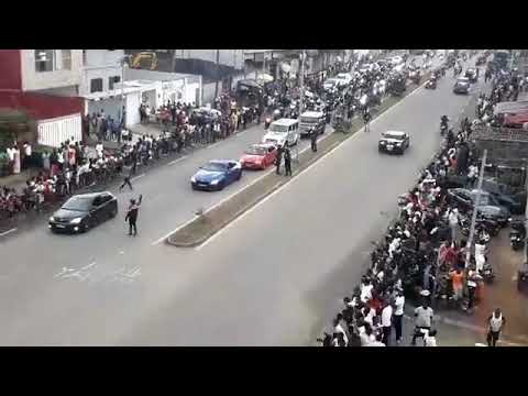 La Parade Des Motards En Hommage À Arafat Dj [Direct Vidéo]