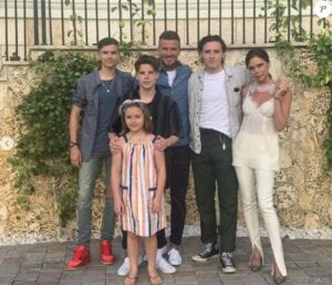 Les Clichés Des Vacances Tout En Couleurs De La Famille Beckam Qui Secouent La Toile