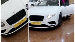 (05 Photos + Vidéo):La « Queen » Diaba Sora Se Tape La Nouvelle Bentley 2019 Et Largue Sa Rivale Leila