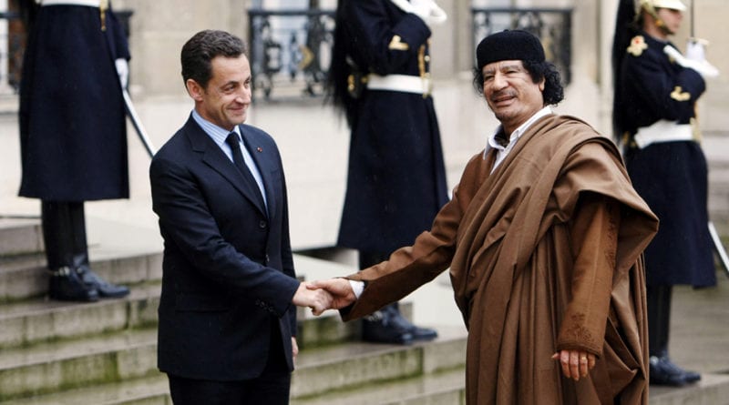 Niolacs Sarkozy Dans De Beaux Draps : Un Rapport Atteste Le Financement De Sa Campagne De 2007 Par Kadhafi