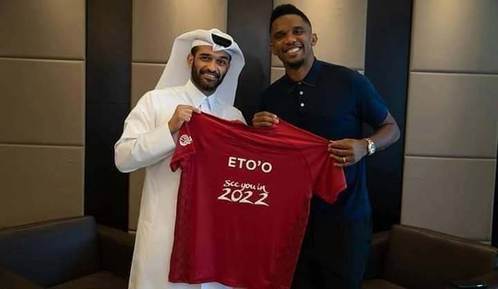 Samuel Eto’o désigné Ambassadeur de la coupe du monde 2022 au Qatar