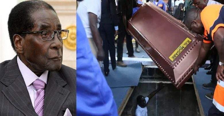 Zimbabwe: Robert Mugabe enterré dans un cercueil en acier recouvert de béton… la raison!