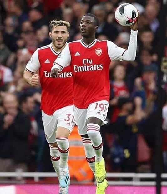 Premier But De L&Rsquo;Ivoirien Nicolas Pépé Avec Son Nouveau Club Arsenal