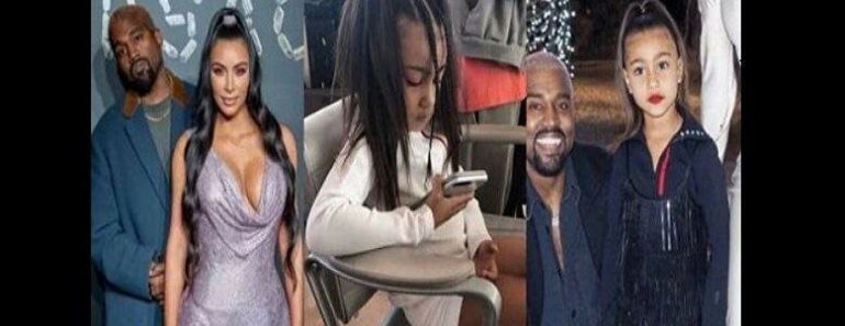 Kanye West Interdit À Sa Fille De Se Maquiller Et De Porter Des Hauts Courts. Kim Réagit!