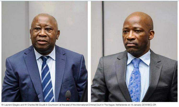 La CPI donne raison à Laurent Gbagbo et Charles Blé Goudé