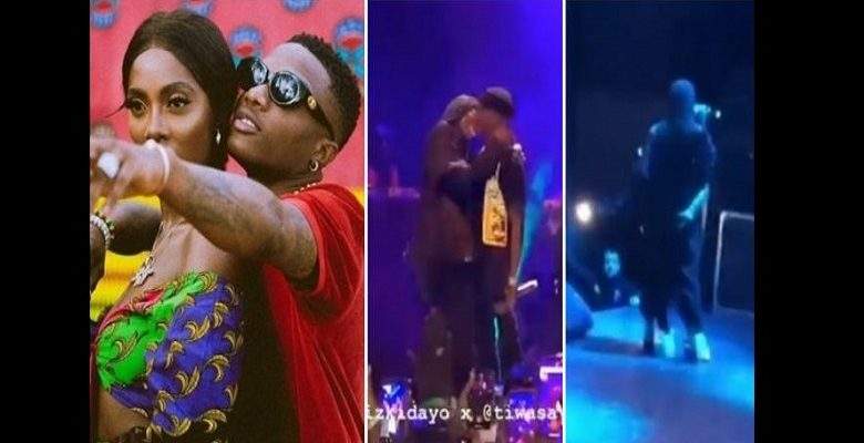 Wizkid Et Tiwa Savage En Couple ? Ils S’embrassent Lors D’un Concert À Paris (Vidéo)