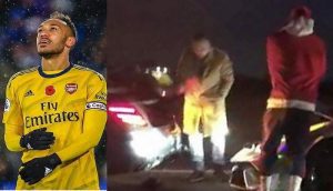 Aubameyang Victime D’un Accident Au Volant De Sa Lamborghini