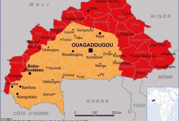 Le Burkina Faso « entièrement déconseillé » aux voyageurs selon le Ministère français des affaires étrangères