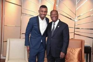 À Berlin , Alassane Ouattara Échange Avec Salomon Kalou