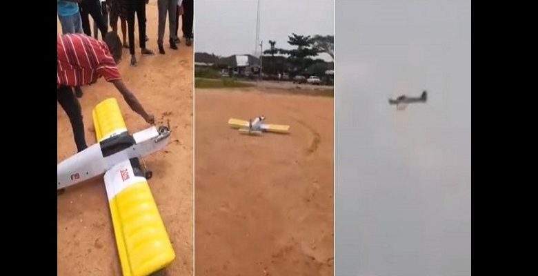 Nigeria : un étudiant construit un avion et le teste avec succès (vidéo)