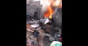 Rdc: Un Avion S’écrase Sur Une Maison Et Fait Au Moins 23 Morts (Video)