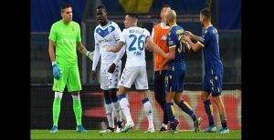 Serie A : Mario Balotelli Victime De Cris Racistes, Réagit-(Vidéo)