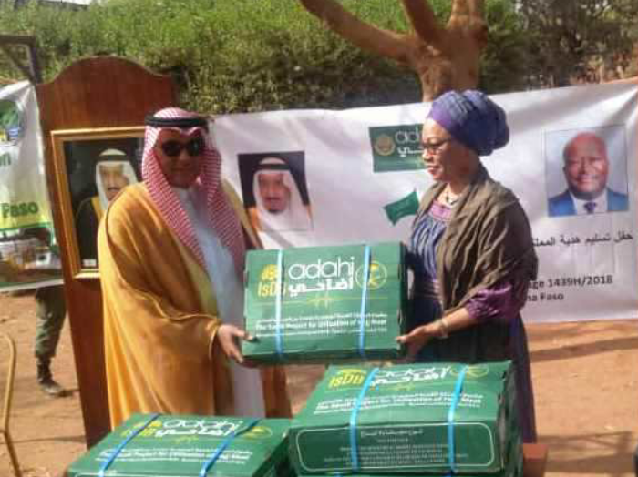 L’Arabie saoudite fait don de 3000 carcasses de mouton au Burkina Faso