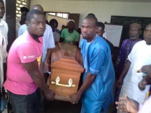 Côte D’ivoire : Inhumation D’un Des Trois Élèves Tués (Photos)