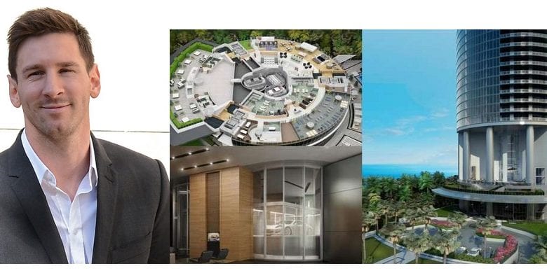 Découvrez Luxueux Immeuble Messi À Miamiascenseur De Voitures 60 Étages Et Vue Sur Mer