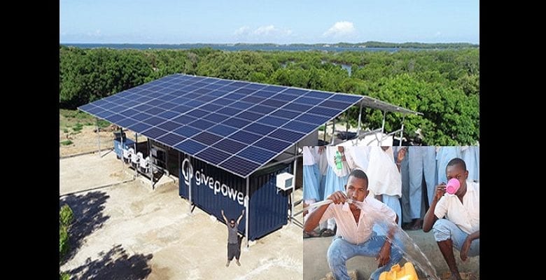 Kenya Installe Première Centrale Solaire Transforme L’eau De Mer Salée Eau Potable