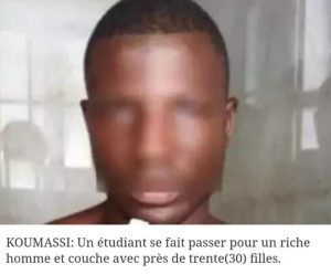 Koumassi: Étudiant, Il Se Fait Passer Pour Riche Et Couche Avec Plus De 30 Filles.