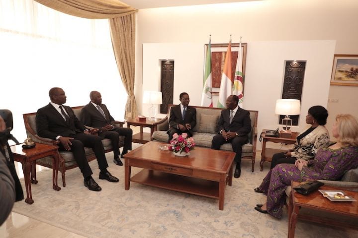 Visite du président équato-guinéen à Abidjan : Voici ce que Ouattara et Obiang Nguema se sont dit