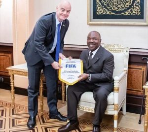 Football : Gianni Infantino Chez Ali Bongo Ondimba