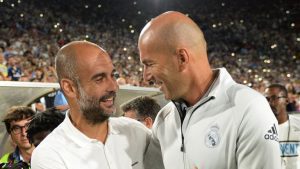 Pep Guardiola Félicite Zinedine Zidane Ainsi Que Le Real