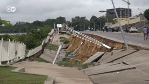 Congo Brazzaville : Une Corniche Inaugurée En 2016 S&Rsquo;Effondre