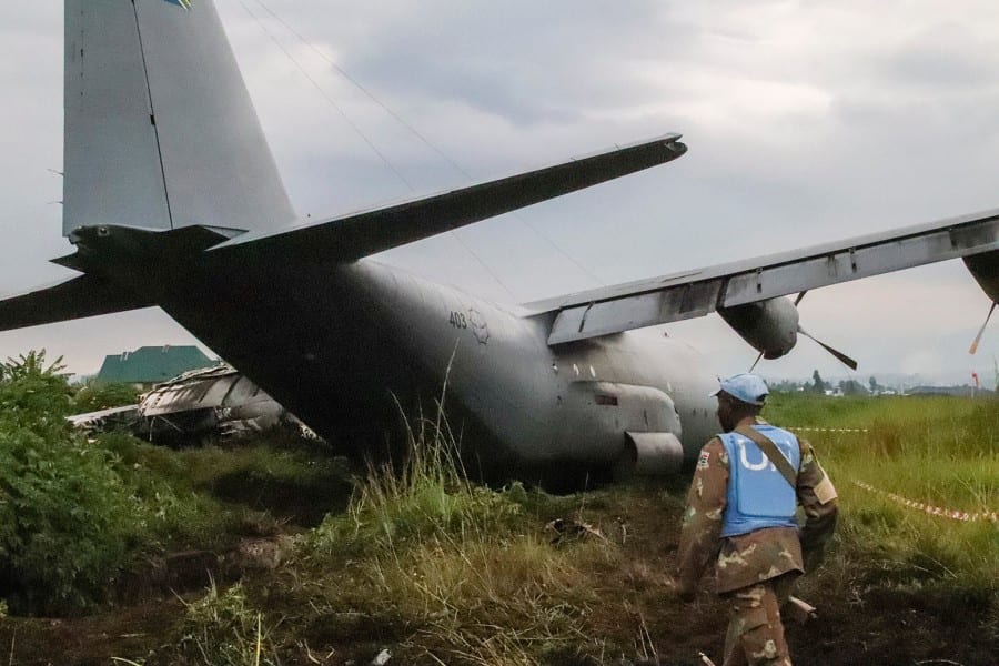Un Avion Militaire Sud-Africain S’écrase En Rd Congo Avec Des Soldats De L’onu